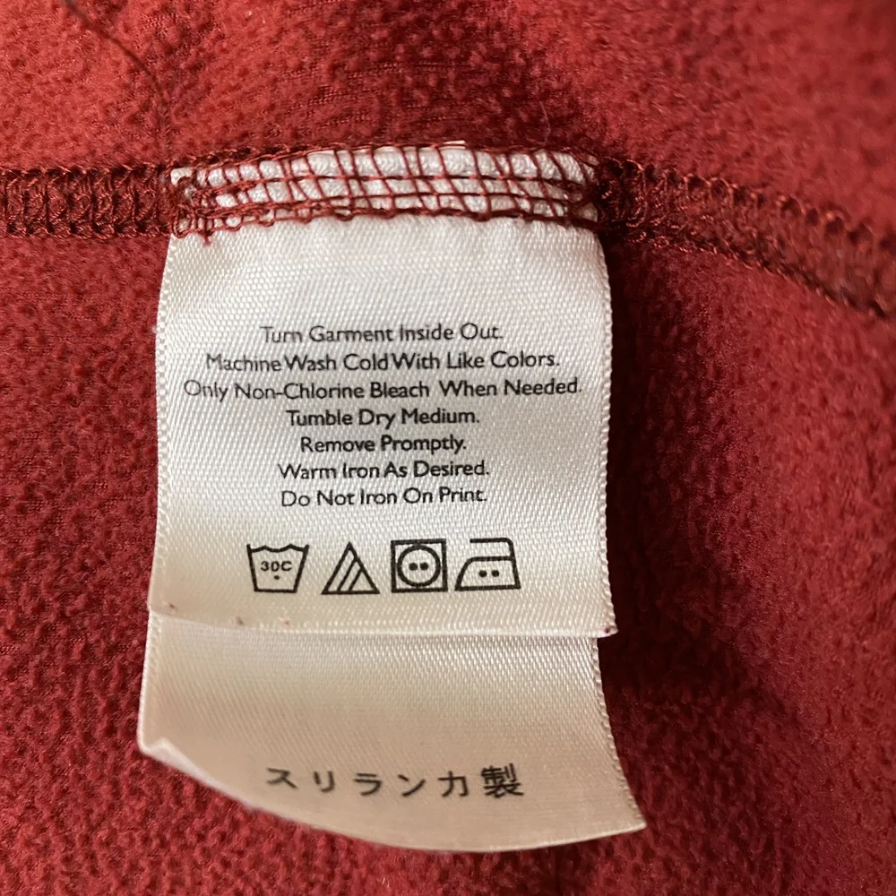Eddie Bauer‎ Red Quarter-Zip Pullover Sweatshirt Size L